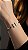 Bracelete Insp Tiffany Cravejado Prata - Imagem 2