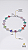 Pulseira Riviera Trevo Colorida Banho Ródio Branco Aço Ajustável - Imagem 4