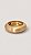 Bracelete Redondo Metal Escovado Banho Ouro 18K - Imagem 3