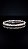 Bracelete Duo X Pedras Zircônias Prata - Imagem 1