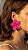Brinco Flor Resina Pink - Imagem 1