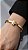 Bracelete Insp Tiffany Aço Dourado - Imagem 2