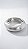 Bracelete Redondo Metal Escovado Prata - Imagem 1