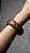 Bracelete Madeira Redondo Trabalhado Marrom - Imagem 1
