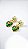 Brinco Inspiração D&G Verde Dourado - Imagem 3
