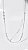 Colar Alongado Volta Cristal Prata - Imagem 1
