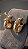 Brinco Insp Gucci ABS Dourado - Imagem 3