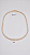 Colar Riviera Redonda 3mm Zircônias Banho Ouro 18K - Imagem 5