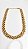 Colar Correntaria Insp Bulgari Aço Dourado - Imagem 3