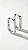 Brinco Argola Insp Cartier Click Aço Prata - Imagem 1