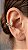 Brinco Ear Cuff Coração Zircônia Dourado - Imagem 1