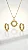 Conjunto Colar e Argolas Insp Cartier Clash Dourado - Imagem 2