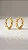 Conjunto Colar e Argolas Insp Cartier Clash Dourado - Imagem 4