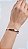 Bracelete Love Slim CT Zircônia Prata Aço - Imagem 1