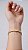 Bracelete Love Texturizado CT Dourado Aço - Imagem 2