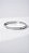 Bracelete Love Texturizado CT Zircônia Prata Aço - Imagem 1