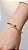 Bracelete Prego Slim Cravejado Zircônias Dourado - Imagem 2