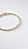 Pulseira Riviera Redonda 3mm Zircônia Dourada - Imagem 2