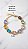 Pulseira Chatons Cristal Coloridos Aço Dourado - Imagem 3