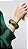 Bracelete Resina Mescla Verde Amarelo Brasil - Imagem 1