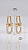 Brinco Elos Mini Cravejado Zircônias Banho Ouro 18K - Imagem 3