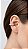 Brinco Ear Cuff Pedra Moissanite 0.2ct Ponto de Luz 4 Pontas Prata 925 - Imagem 1