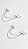 Brinco Ponto de Luz Ear Cuff Zircônia Prata 925 - Imagem 2