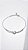 Pulseira Ponto de Luz Halo Zircônia Prata 925 Ajustável - Imagem 2