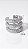 Brinco Ear Cuff Triplo Zircônias Cravejadas Prata - Imagem 3