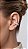 Brinco Ear Cuff Cravejado Zircônias Composê Pérola Prata - Imagem 1