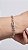 Pulseira Elos Mini Cravejado Zircônias Prata - Imagem 2