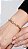 Pulseira Elos Mini Cravejado Zircônias Dourado - Imagem 1