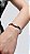 Bracelete Click Chaton Cristal Branco Aço Prata - Imagem 1