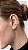Brinco Ear Cuff Pérola Composê Zircônias Dourado - Imagem 1