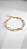 Pulseira Elos Correntaria Composê Pérolas Aço Dourado Ajustável - Imagem 2