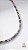 Colar Riviera Quadrada Zircônias Coloridas 4 Garras Aço Prata Ajustável - Imagem 1