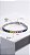 Pulseira Riviera Quadrada Premium Zircônias Coloridas 4 Garras Prata Fecho Gravata - Imagem 4