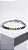 Pulseira Riviera Quadrada Premium Zircônias Coloridas 4 Garras Prata Fecho Gravata - Imagem 2
