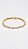 Pulseira Riviera 3 Pontas Zircônias Banho Ouro 18K Fecho Gravata - Imagem 2