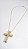 Colar Crucifixo Zircônias Cravejadas Banho Ouro 18K - Imagem 3