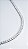Colar Riviera Moissanite 0.1ct 3 Pontas 3mm Prata 925 - Imagem 2