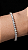 Pulseira Riviera Moissanite 0.1ct 3 Pontas 3mm Prata 925 - Imagem 1