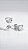 Brinco Pedra P Moissanite 0.8ct Ponto de Luz 4 Pontas Prata 925 - Imagem 3