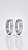 Brinco Argola G Click CT Banho Ródio Branco Aço - Imagem 4