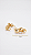 Brinco Esferas Com Pedra Zircônia Ear Cuff Banho Ouro 18K - Imagem 3