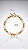 Pulseira Esferas Composê Pérolas Fecho T Banho Ouro 18K - Imagem 4