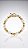 Pulseira Esferas Composê Pérolas Fecho T Banho Ouro 18K - Imagem 2