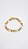 Pulseira Esferas Composê Pérolas Fecho T Banho Ouro 18K - Imagem 3