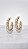 Brinco Argola Bold Composê Mini Argolas Banho Ouro 18K e Ródio Branco - Imagem 1