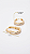 Brinco Argola Cadeado Click Zircônias Cravejadas Banho Ouro 18K - Imagem 3